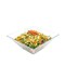 Smarty Had A Party 3 qt. Clear Square Plastic Serving Bowls (24 Bowls), 24PK 6927-CASE - alternate 2